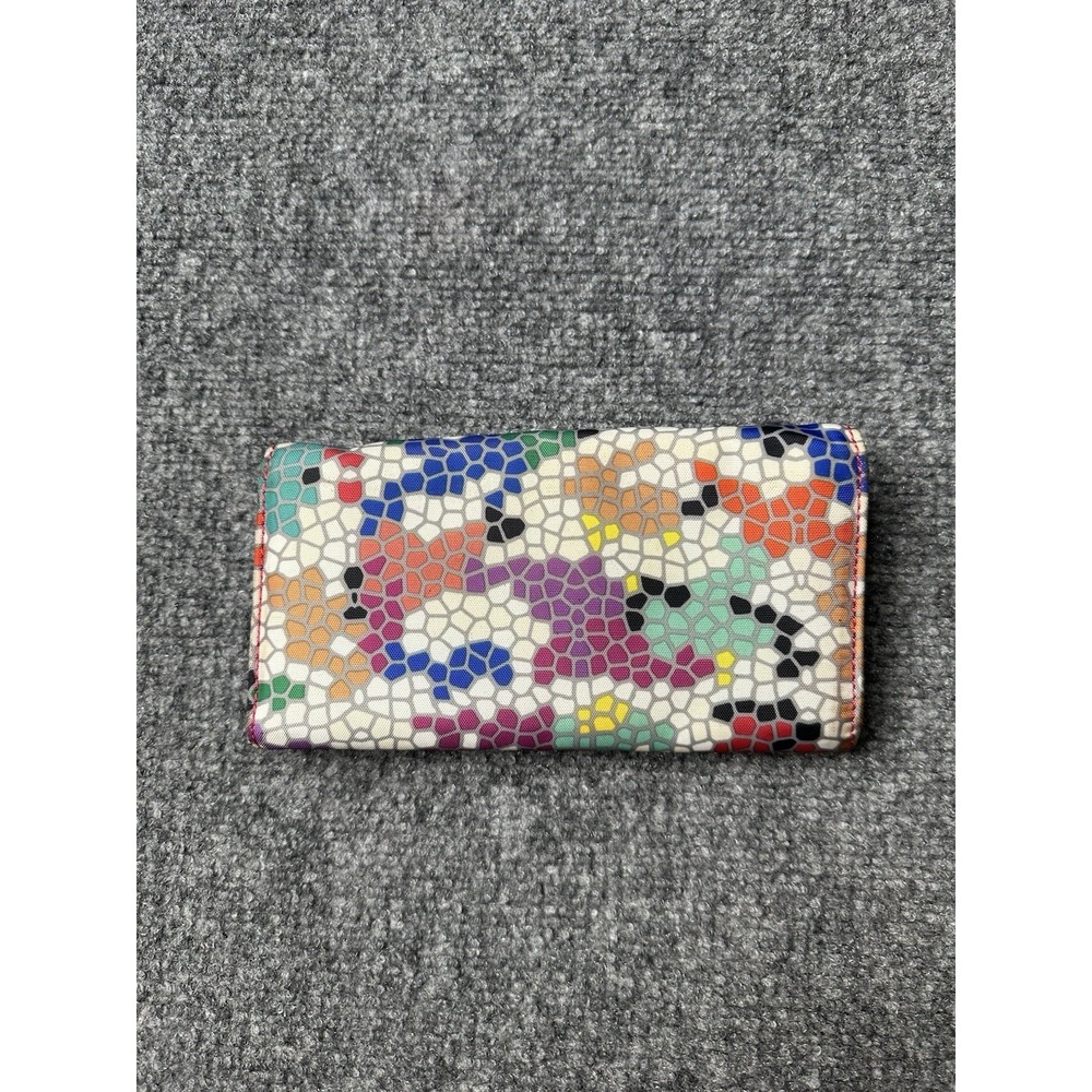 Womens Nylon Kipling Multicolor Floral Zip Wallet Clutch, Size One Size - Picture 2 of 6
